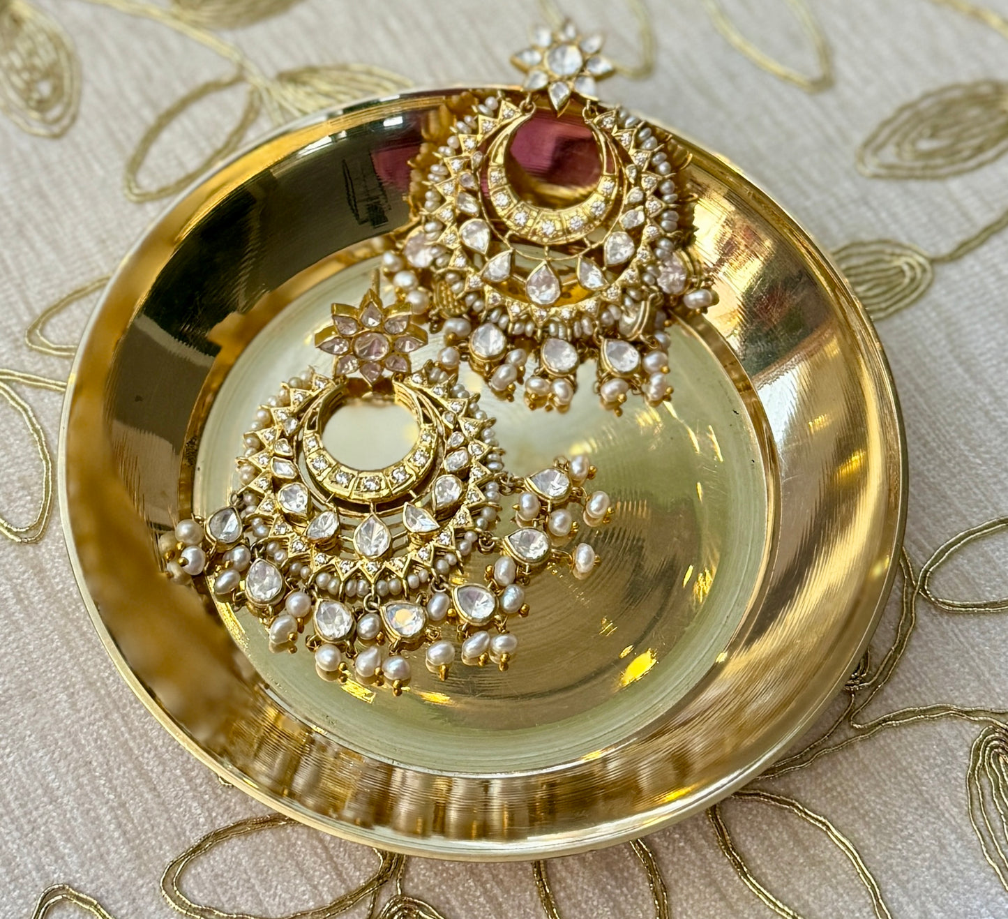 Polki Chandbali