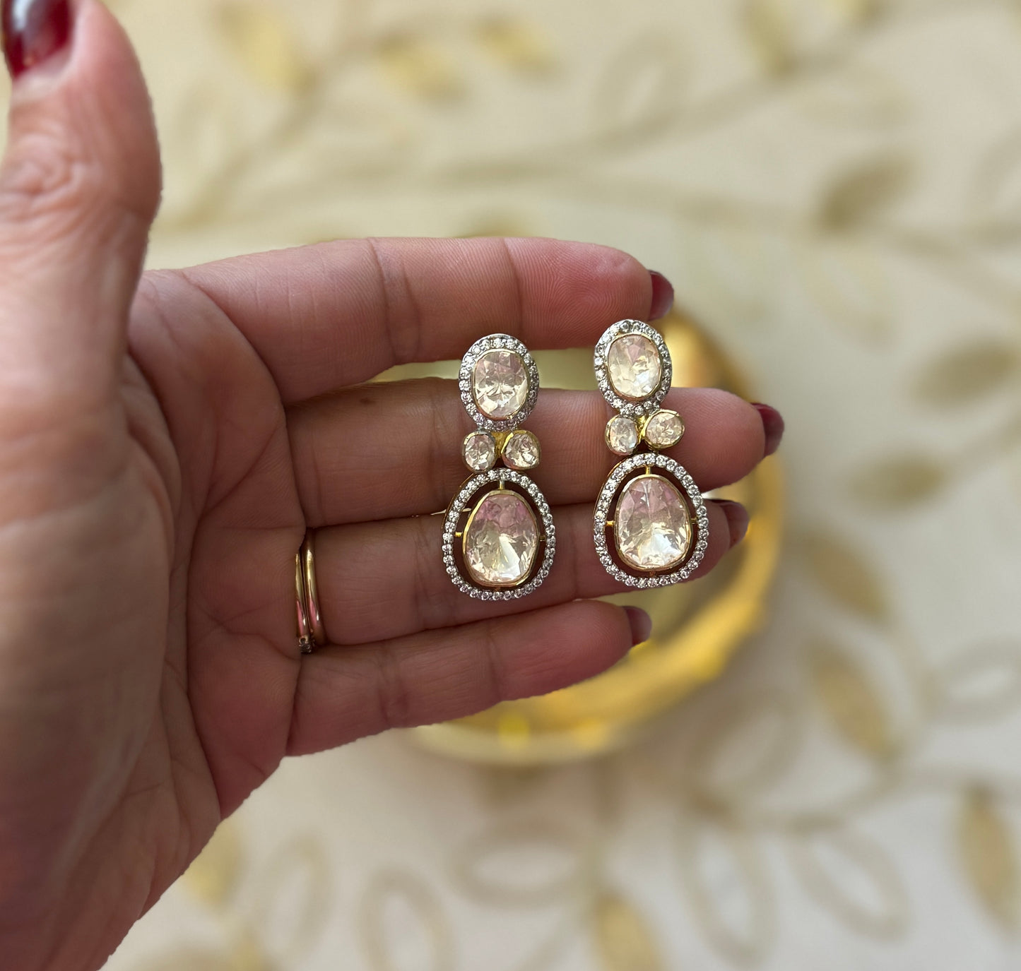 Roohi Polki earrings