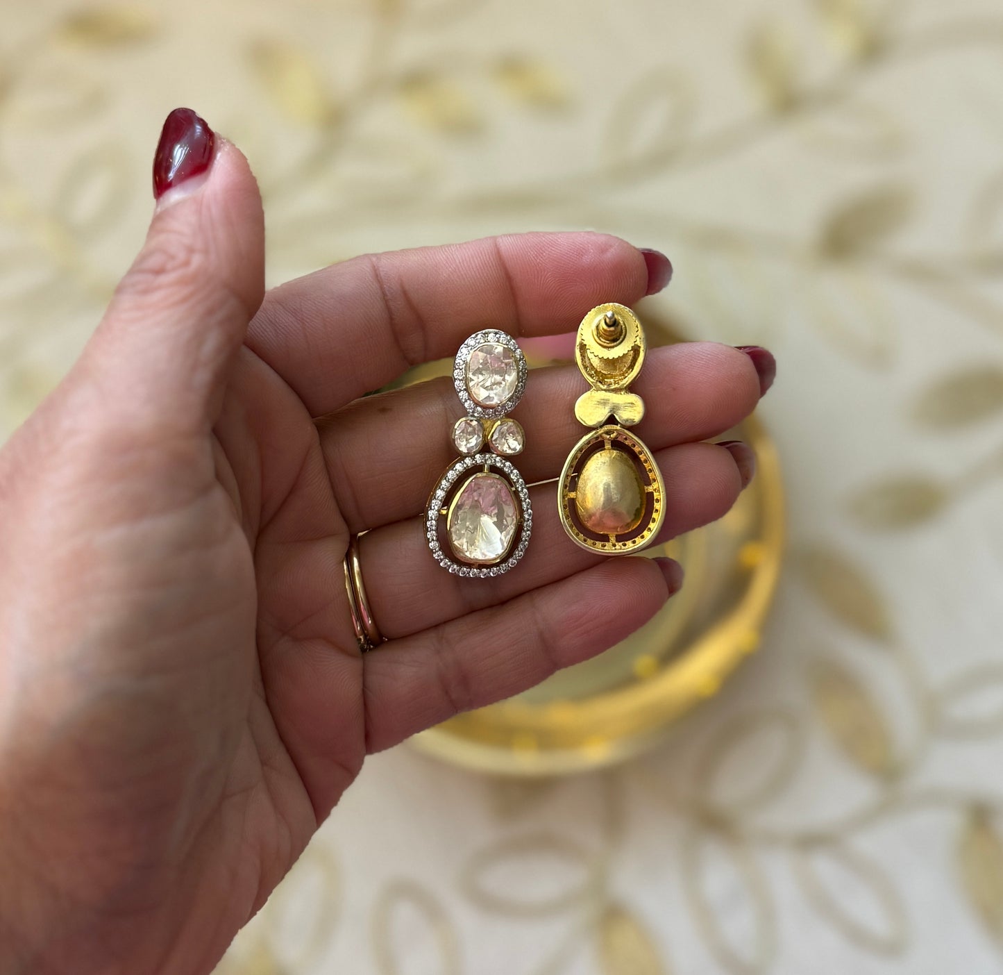 Roohi Polki earrings