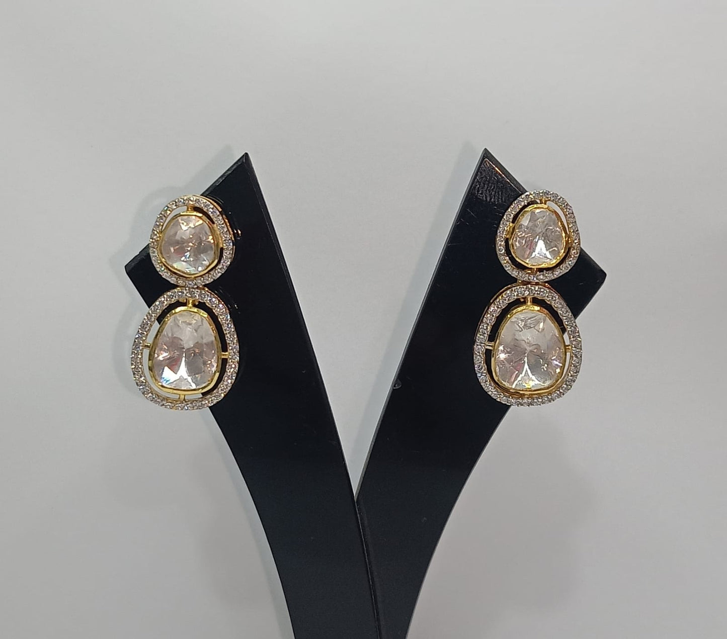 Noora Polki Necklace pendant Set