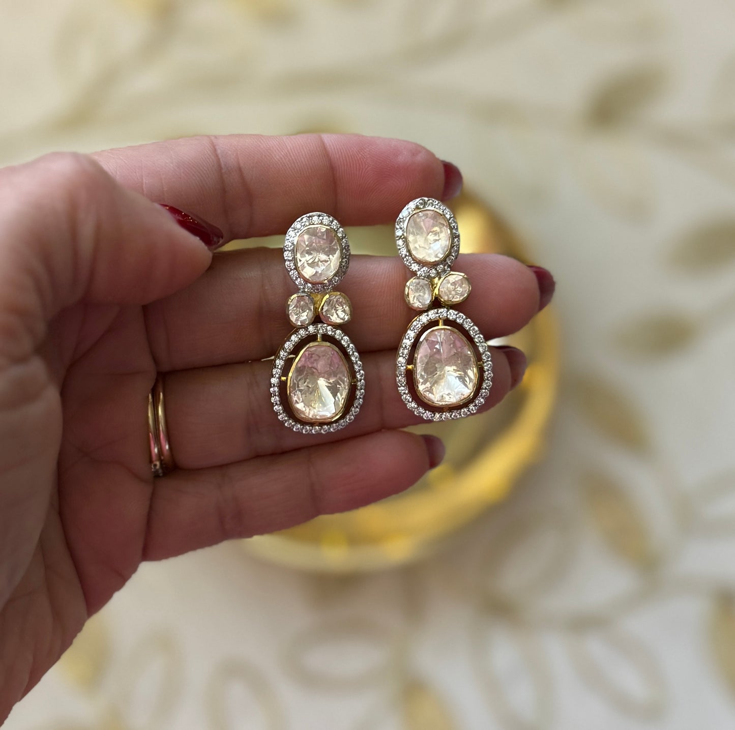 Roohi Polki earrings