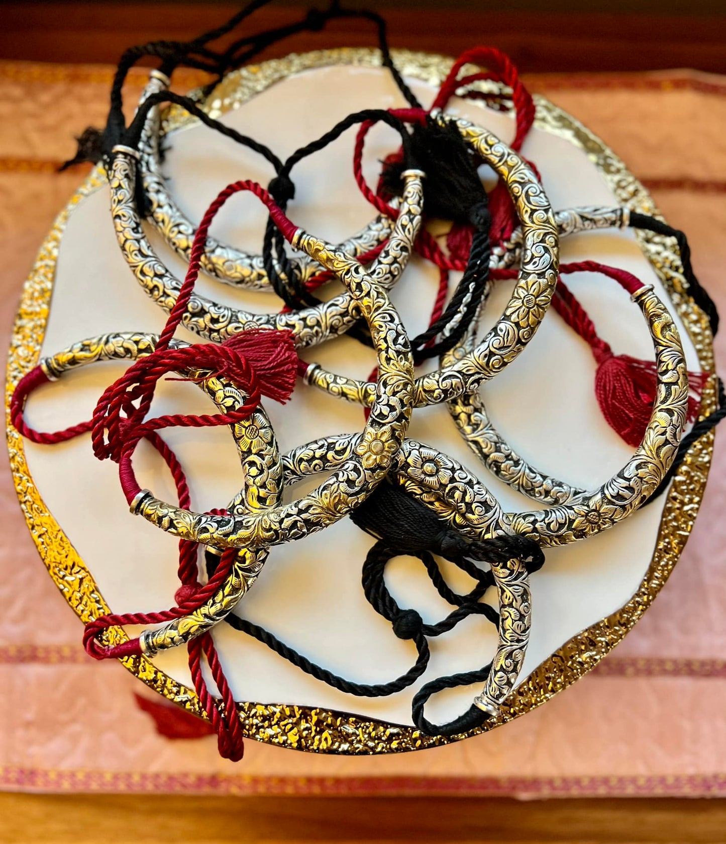 Dual Tone Hasli Necklace