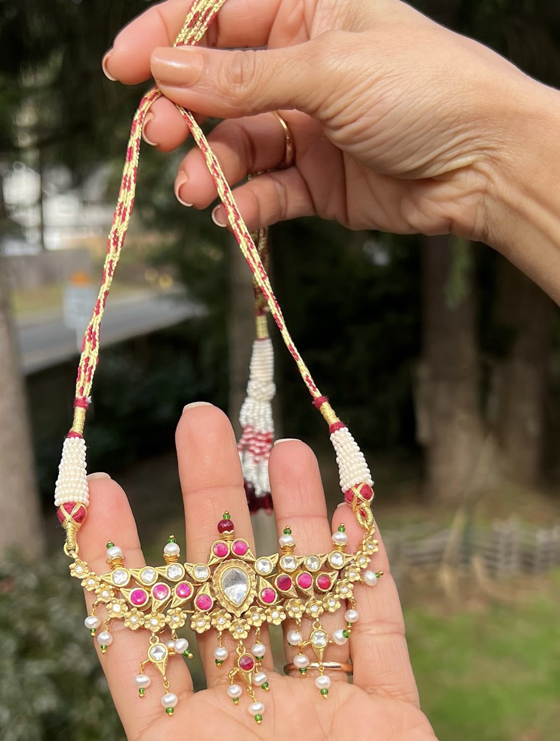 Mayur Choker necklace set